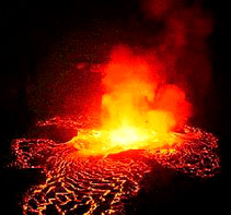 علي الأرض تتدفق سطح البركان تسمي عندما من الصهارة فوهة تعريف الصهارة