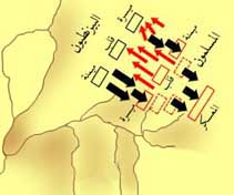 خريطة موقعة اليرموك