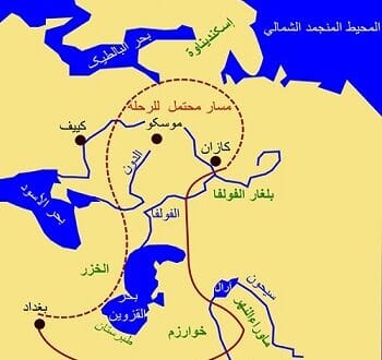 خريطة بحر القزوين 