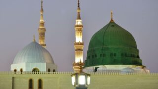 the dome of Madinah's holy mosque