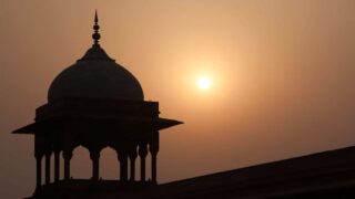 The minaret of Mosque