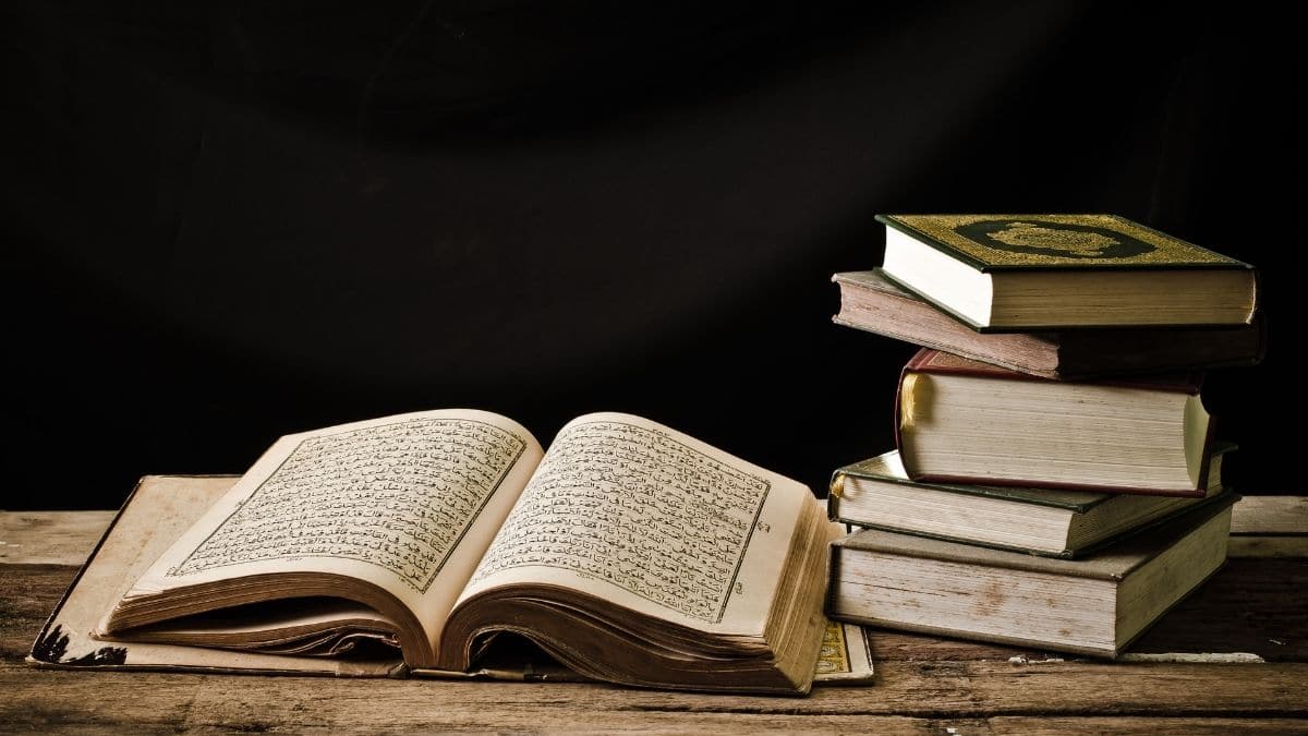 Islamic books with Quran