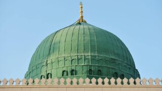 Madinah holy mosque's dome
