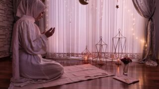 Woman Praying During Ramadan
