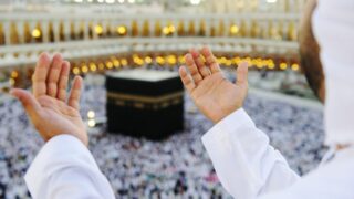 Muslim Praying at Mekkah