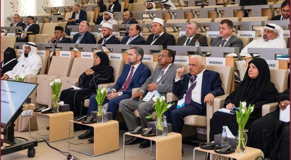  جانب من الحضور لمؤتمر "الهدي النبوي في السلم والحرب"