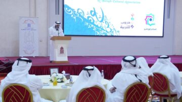 الدكتور ابراهيم الأنصاري رئيس مجلس إدارة جمعية البلاغ الثقافية