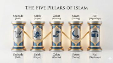 Visualizing the Concept of Worship in Islam through the Five Pillars of Faith