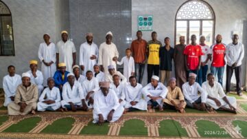 A thriving Kenya New Muslim Islamic Center community gathering inspired by Qatar Guest Center