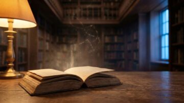 An antique open book with golden light emanating from the pages, illustrating prophetic methods of education and Islamic pedagogy.